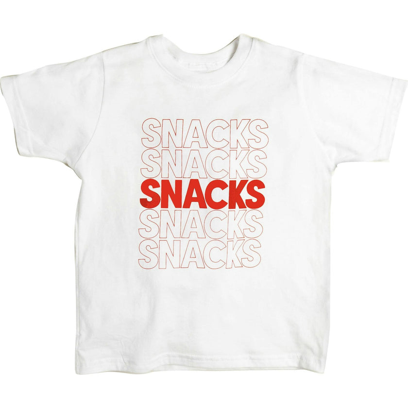 Snacks Tee Shirt, Red
