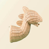 Handcrafted - Dinosaur Wall Decor - Rattan Wicker