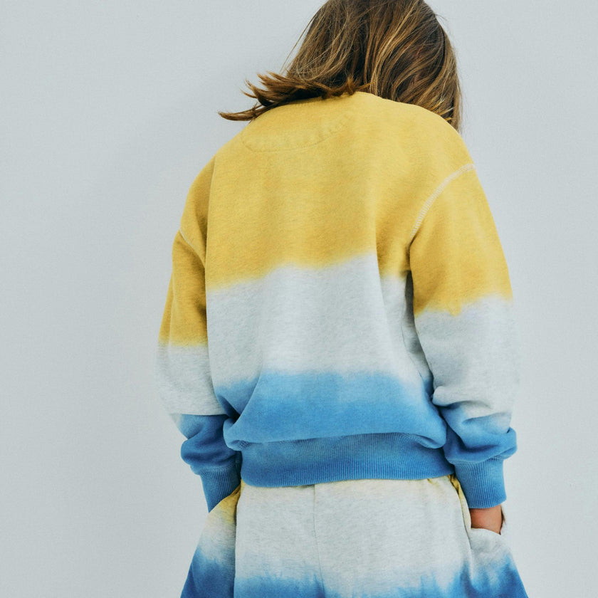 Tie Dye Sweatshirt Mimosa Yellow