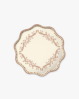 Briar Dessert Plate Set in Alabaster