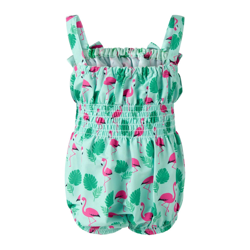 Green Flamingo Swim Bubble