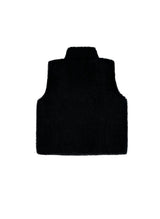 Stella Faux Fur Vest, Black