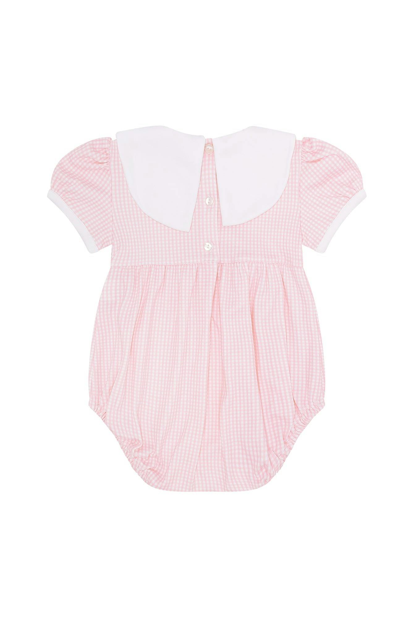 Pink Gingham Baby Bubble