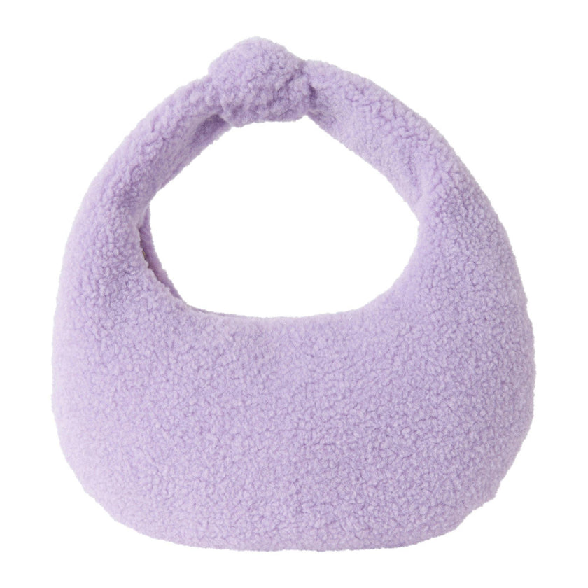 Purple Shearling Bag