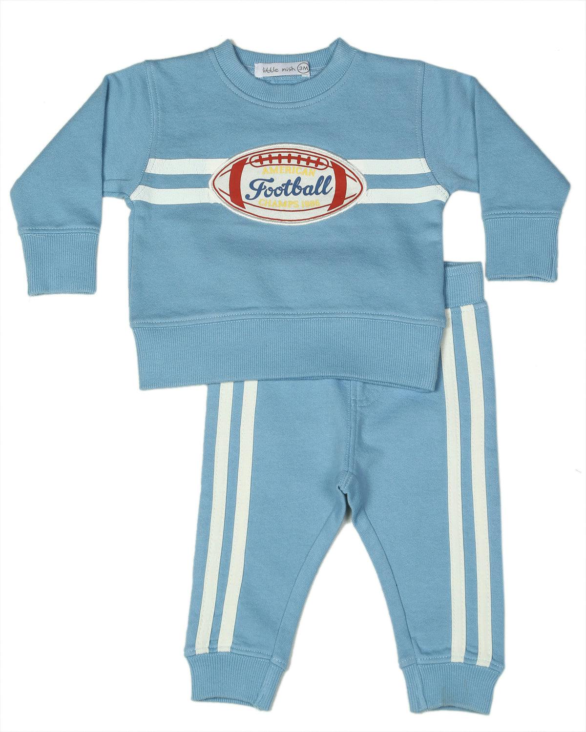 Baby Varsity Football Set - Blue