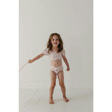 Girl's Puff Sleeve Swimsuit