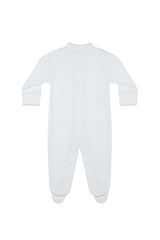White Bubble Baby Footie