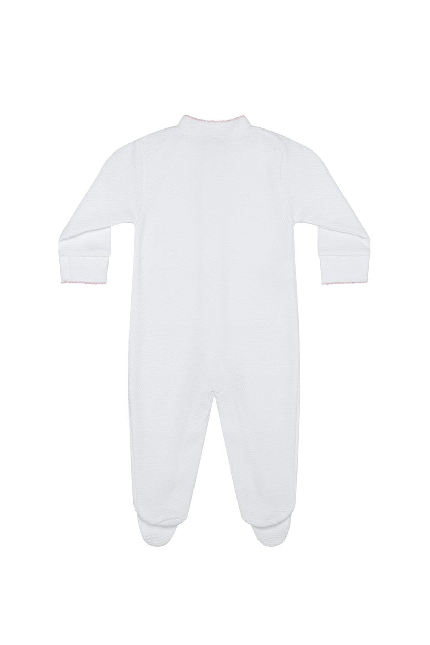 White Bubble Baby Footie