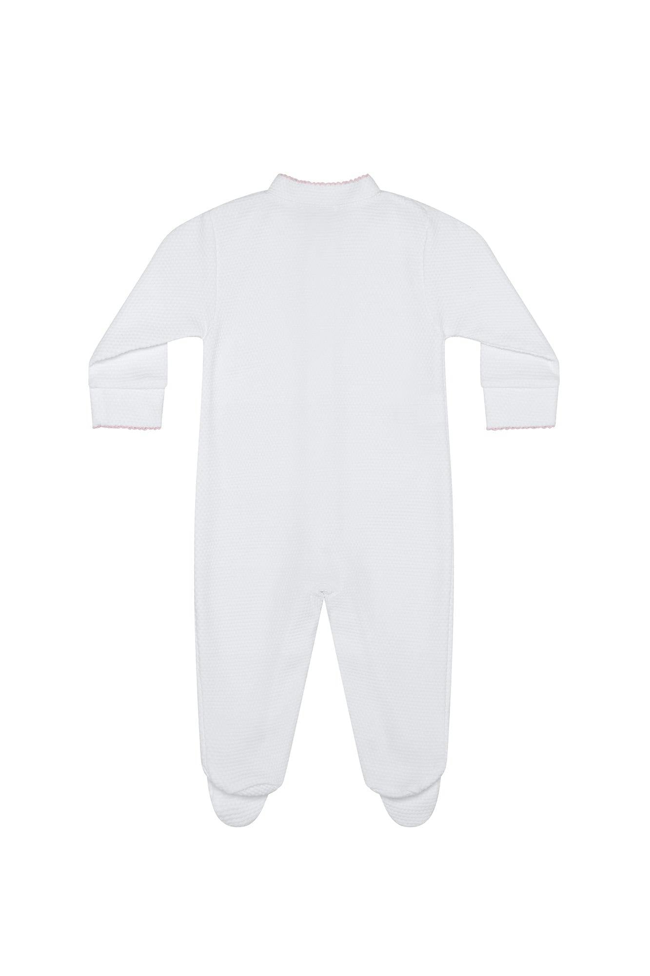 White Bubble Baby Footie