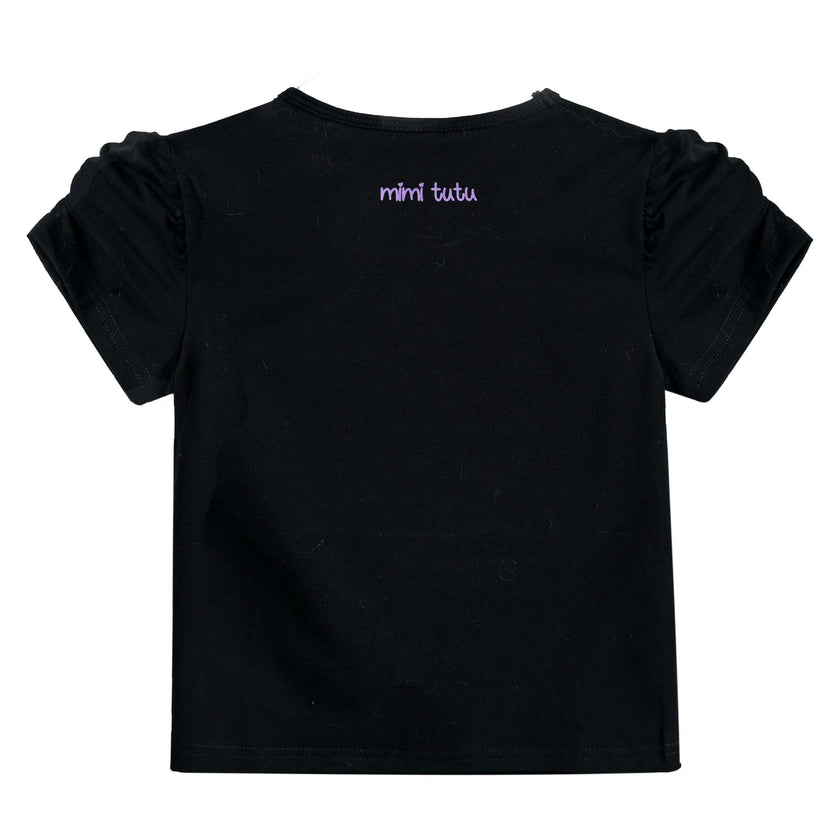 Black Bear Applique T-Shirt