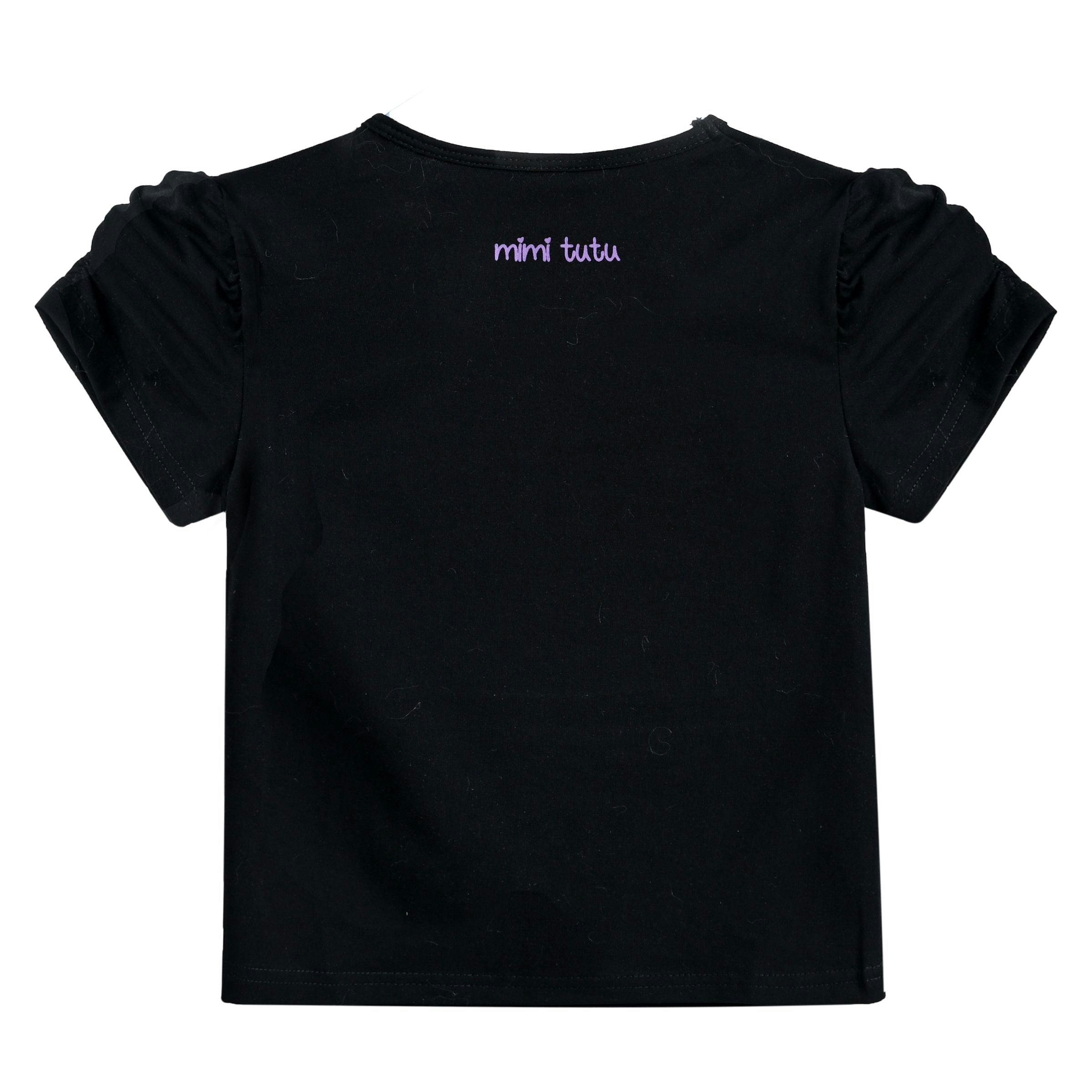 Black Bear Applique T-Shirt