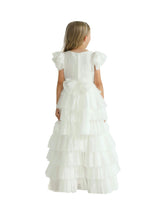 White Layered Tulle Abbyfield Dress