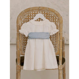 Vega Ceremony Baby Girl Set with Silk Sash