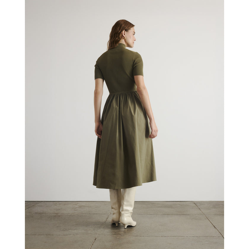Teresa Knit Dress, Green