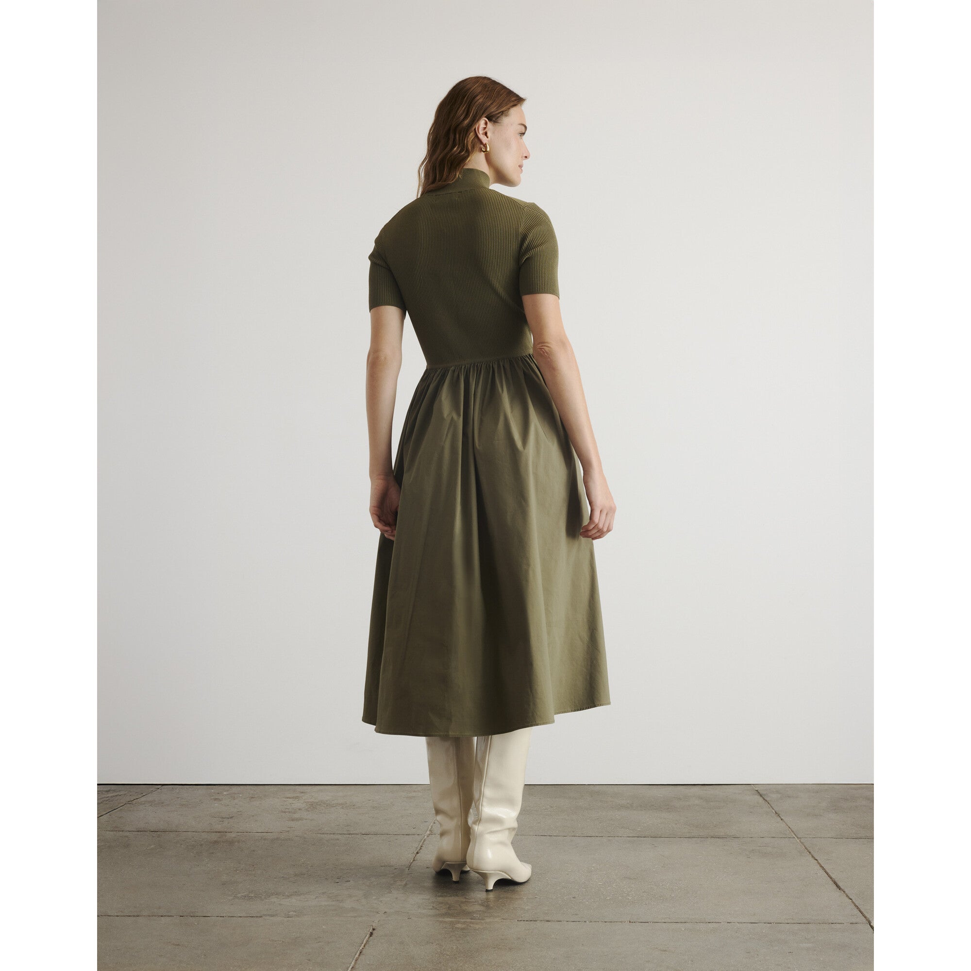 Teresa Knit Dress, Green