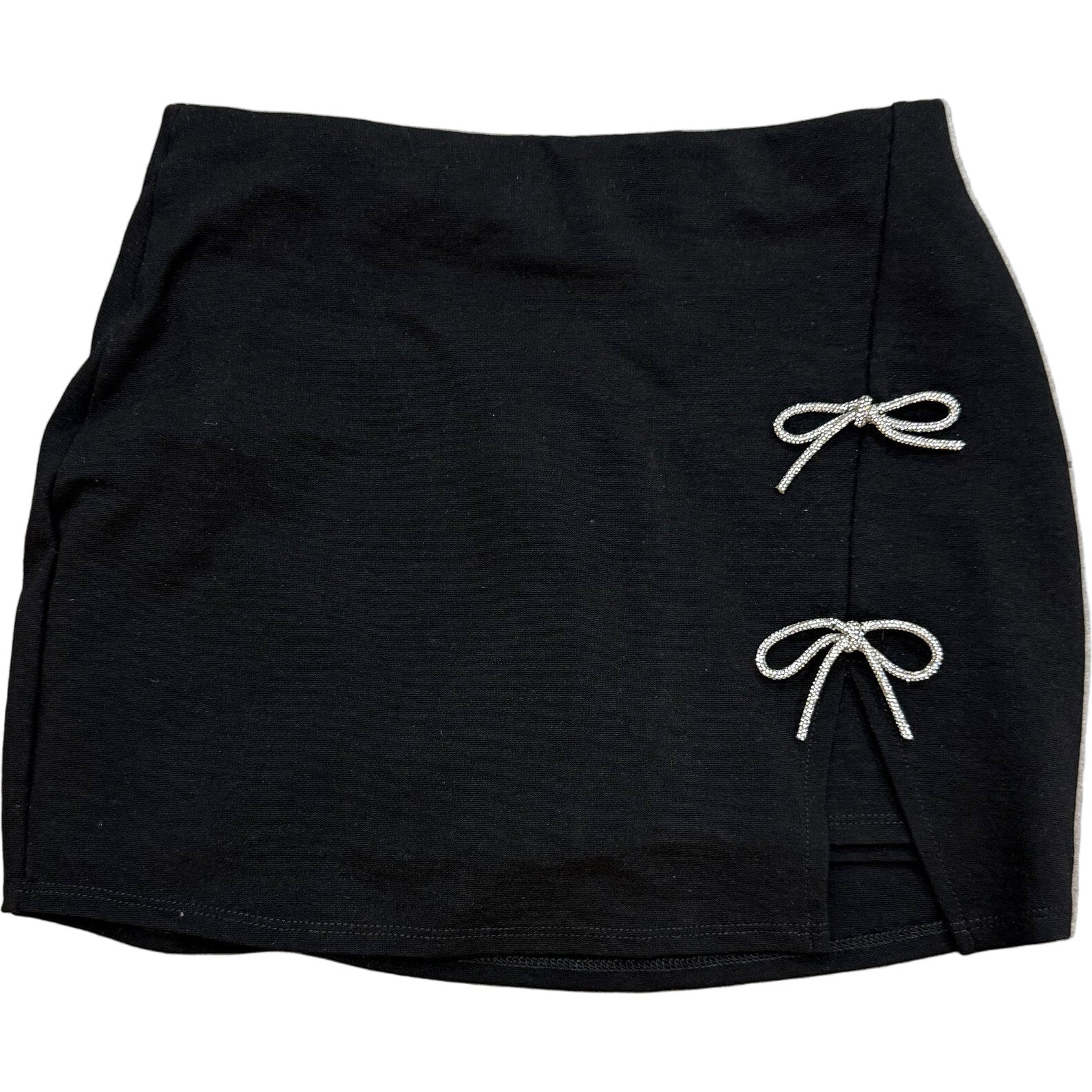 Girls Bow Skirt, Black