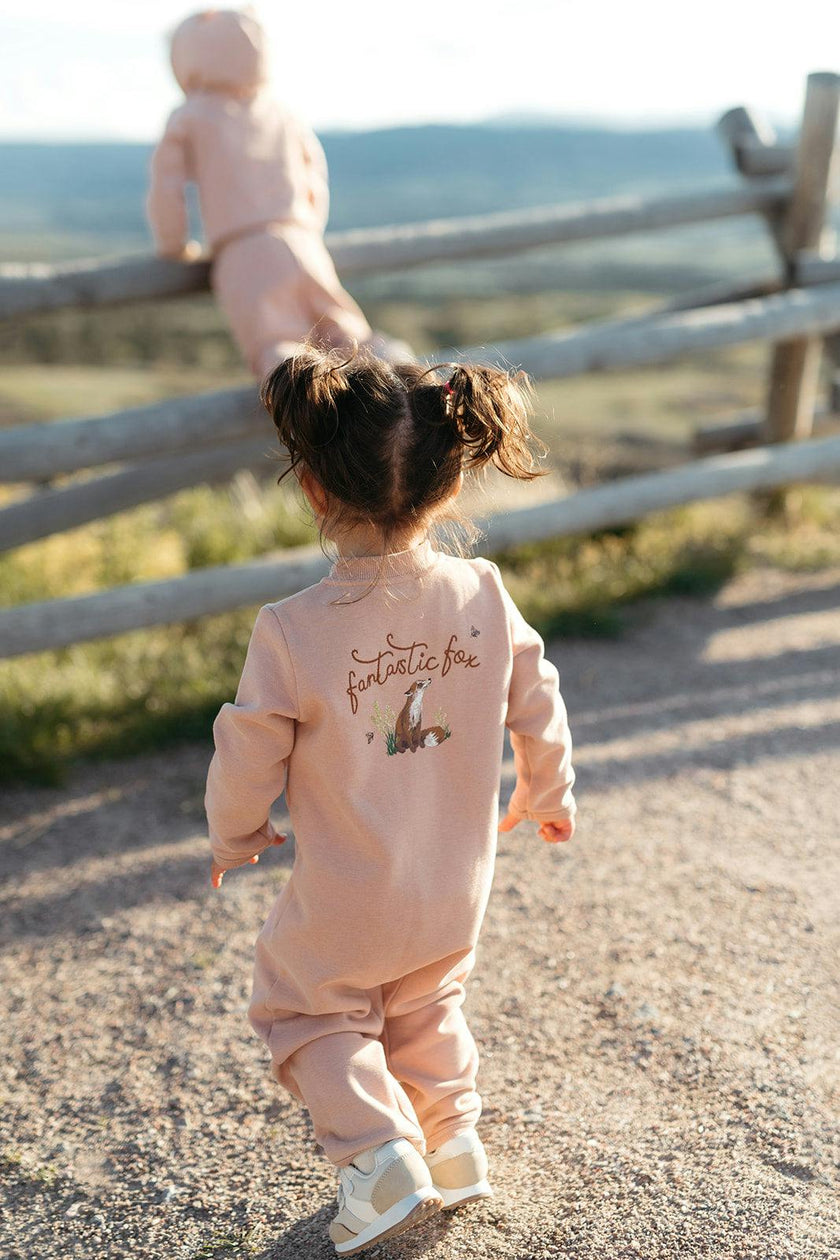 Dusty Rose Sweater Jumpsuit
