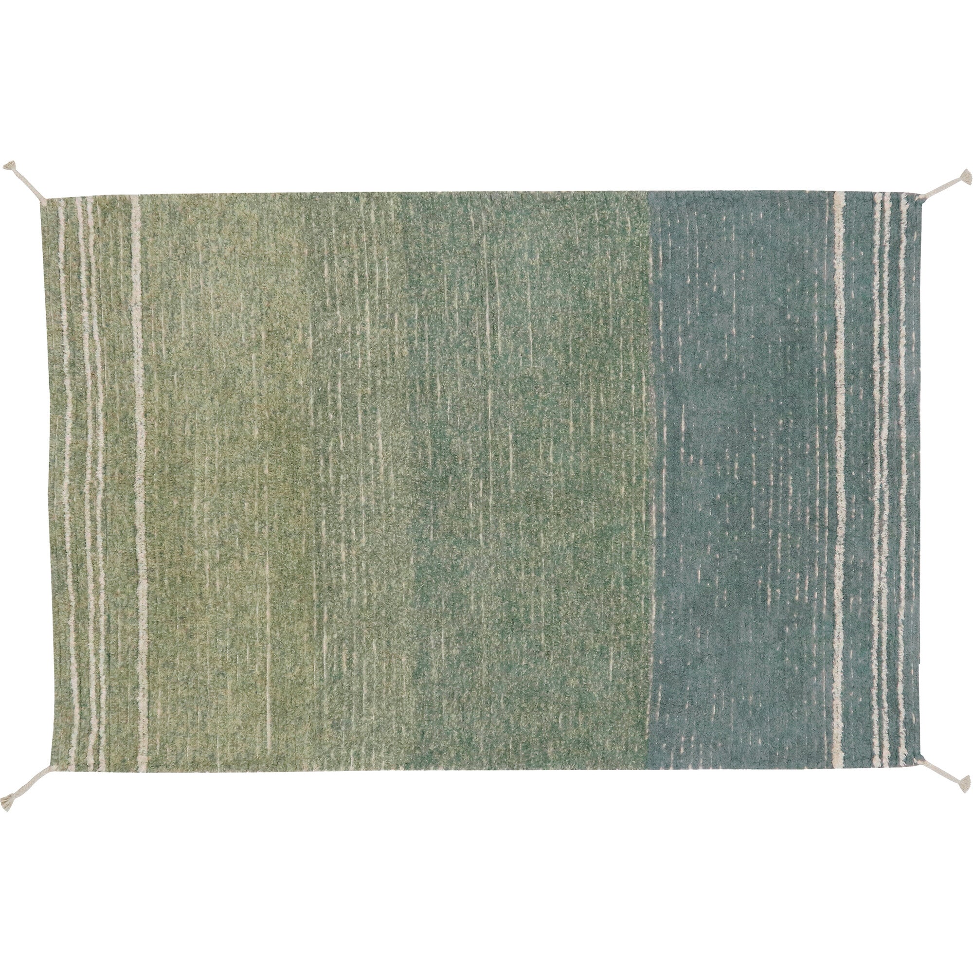 Twin Reversible Rug, Blue