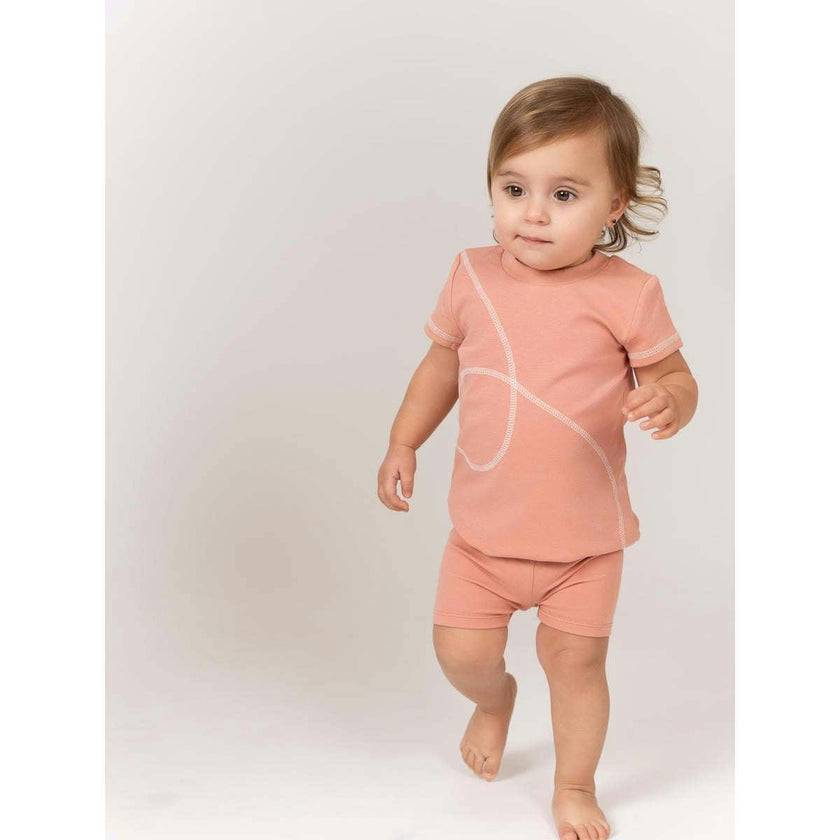 Spiral Stitch Short Set
