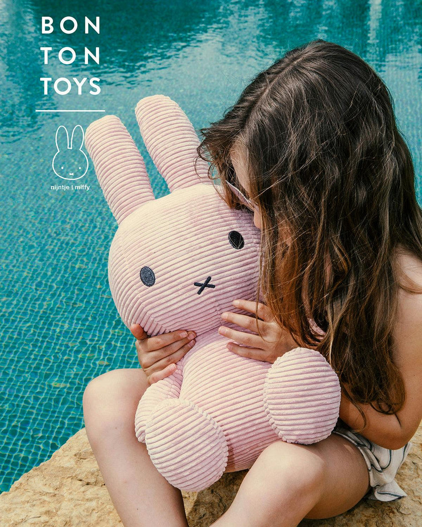 Plush Miffy Corduroy Pink 13"
