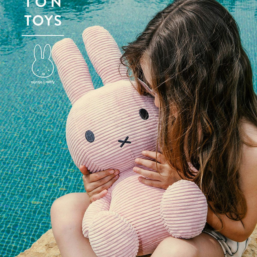 Plush Miffy Corduroy Pink 27.5"