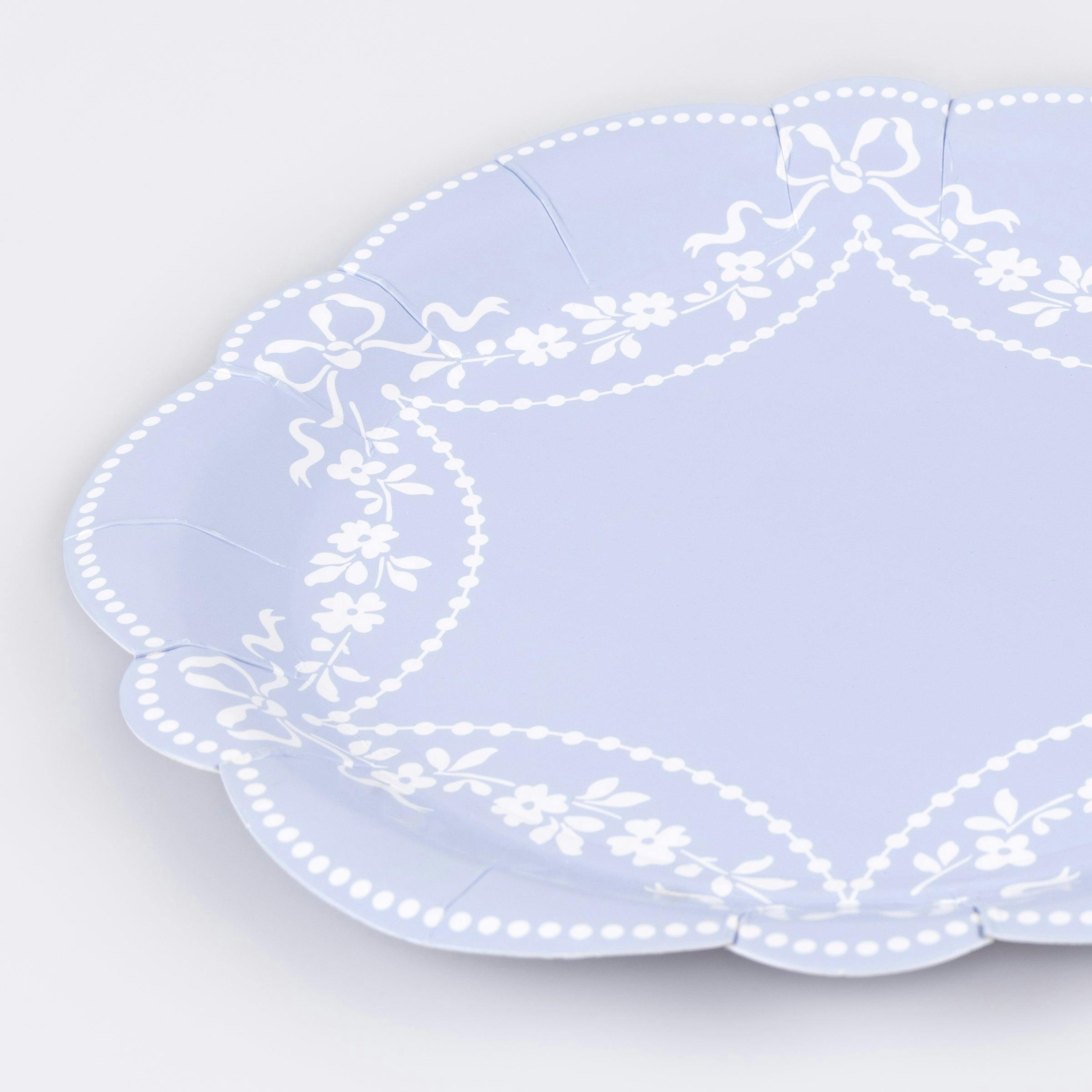 Rococo Blue Side Plates