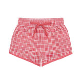 Boys Poppy Gingham Boardie