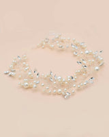 Crystal Glimmering Pearl Hair Vine