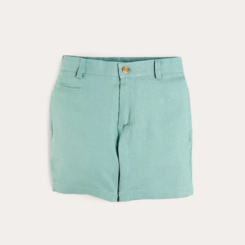 Plain Shorts in Sage Green (4- 10yrs)