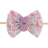 Easter Peeps Tulle Bow Baby Headband