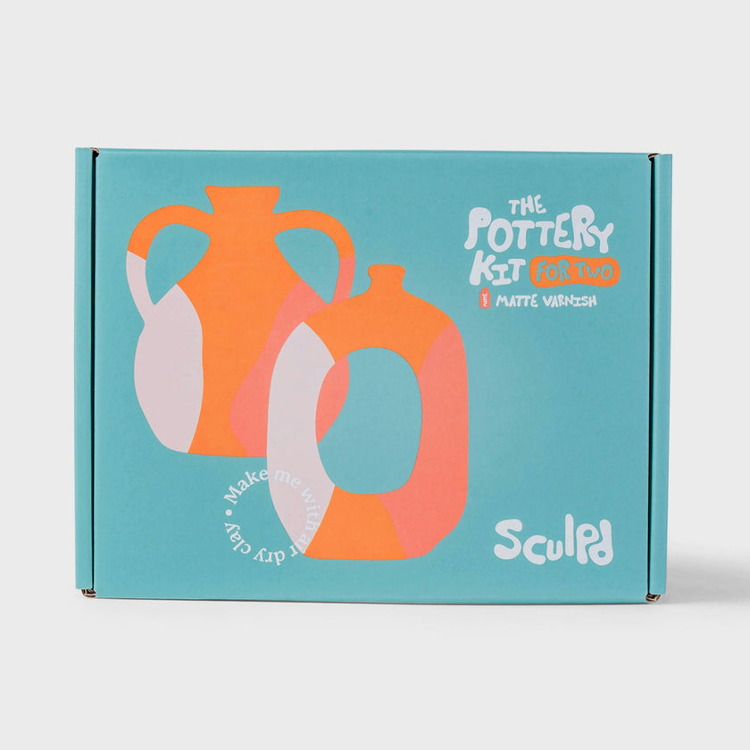 Home Pottery Kit with Paint Set