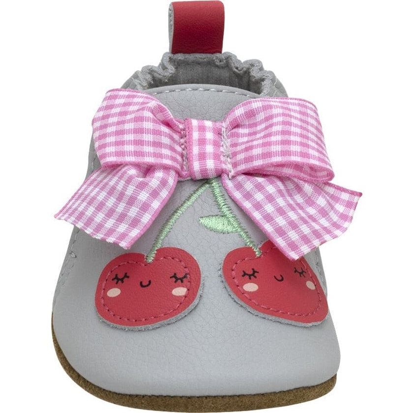 Cherry Cute Soft Soles in Grey