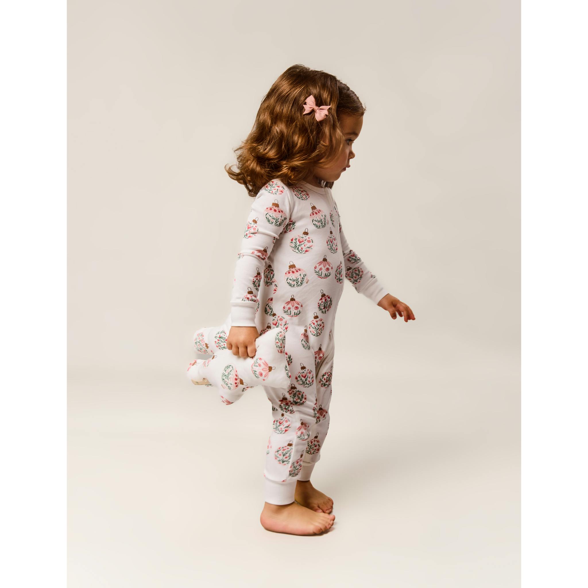 Ornament Garden Zip-up Bodysuit