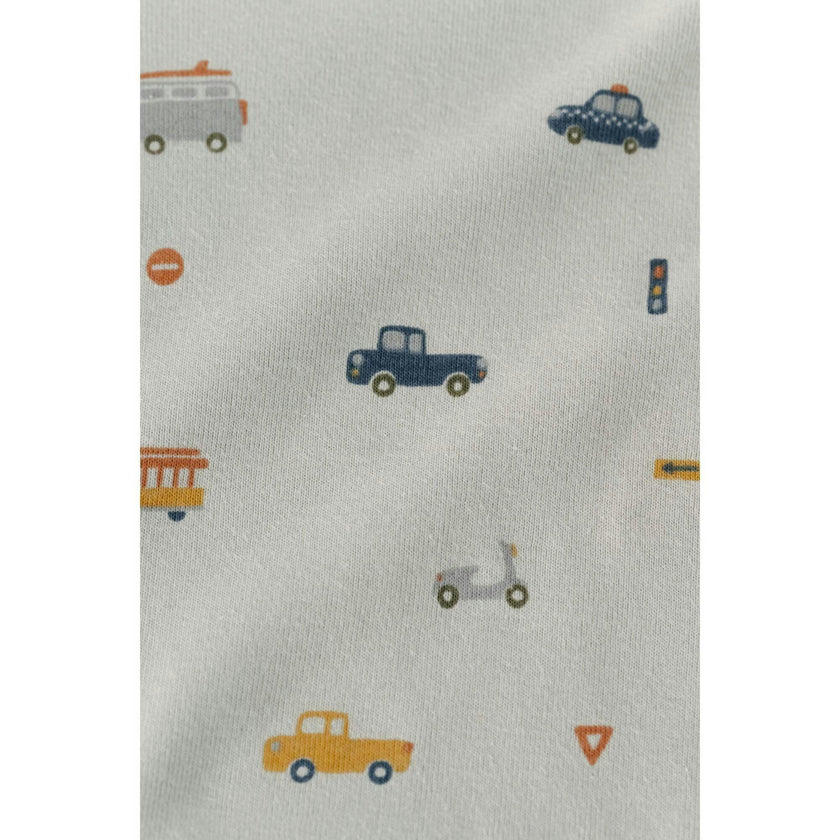 Ribbed Sleeper, White