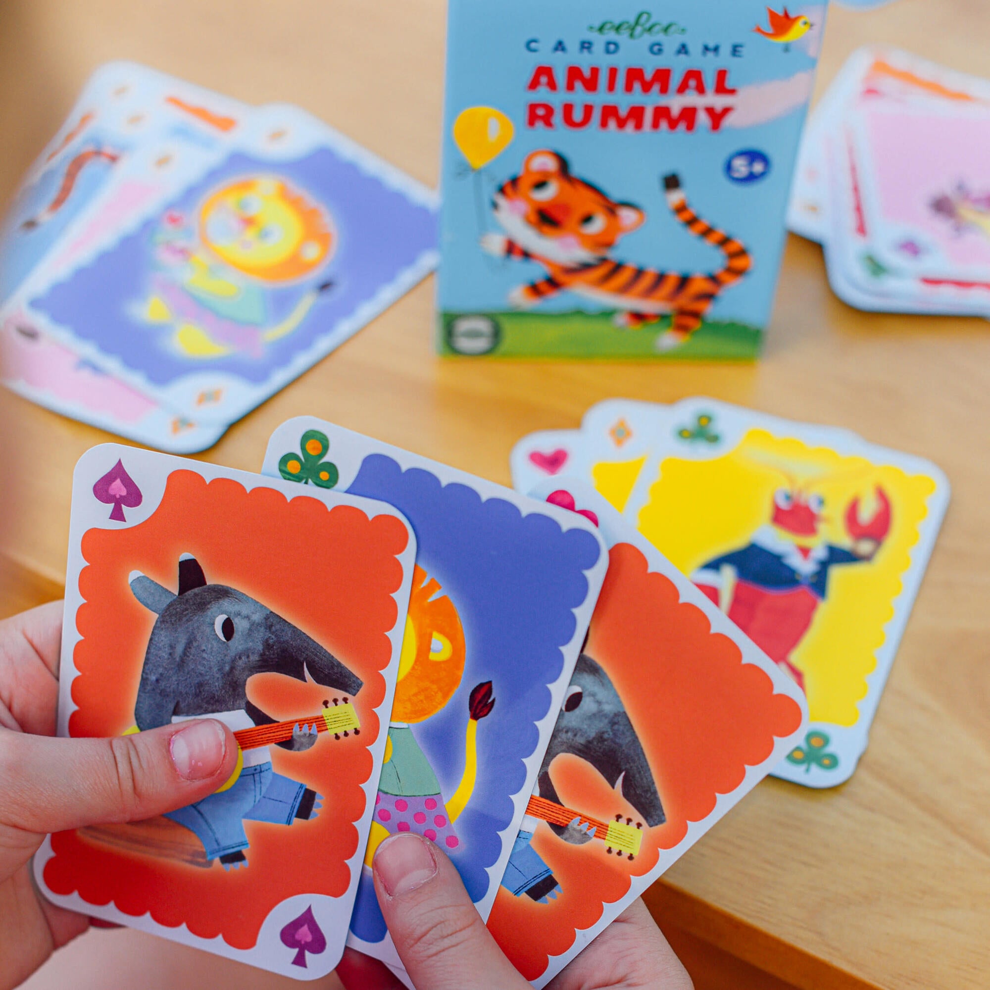 Animal Rummy Playing Card Game