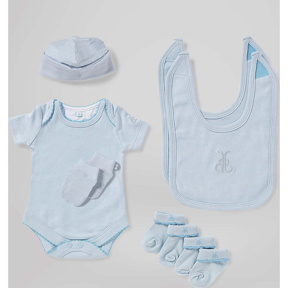 Hand Tied Baby Clothes Bouquet and Personalized