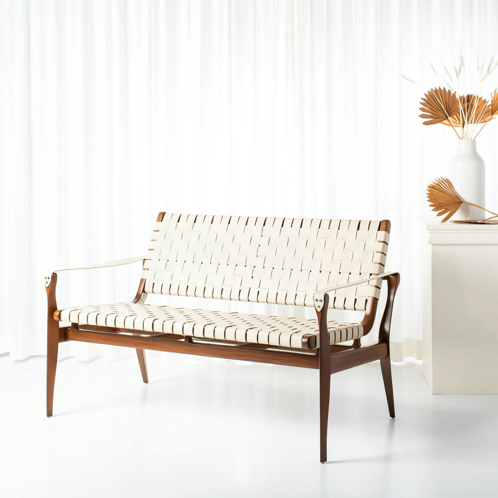 Dilan Leather Loveseat
