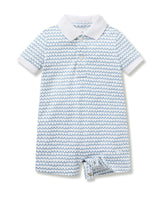 Baby's Pima Louis Play Romper in La Mer