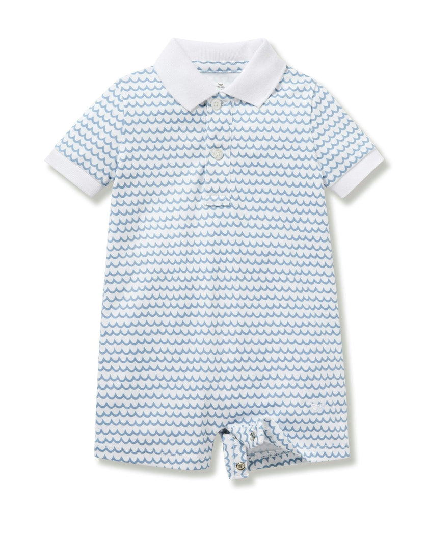 Baby's Pima Louis Play Romper in La Mer