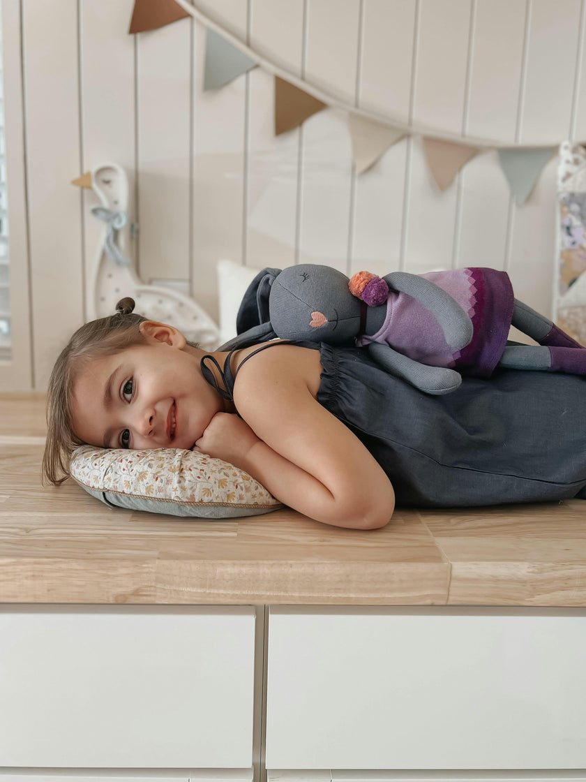 Knit Bunny Plush - Lila