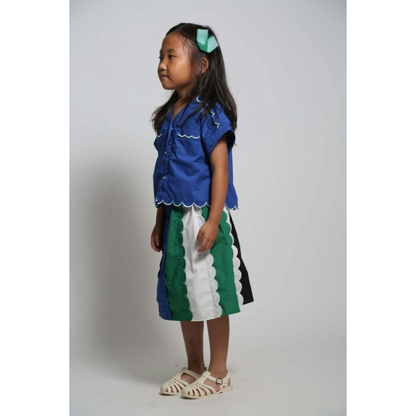 LAUREL SCALLOPED SUMMER SKIRT