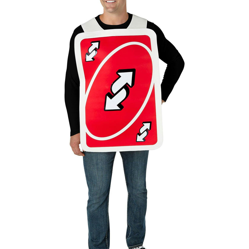 Adult Mattel Uno Reverse Card Costume