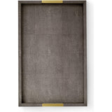 Modern Shagreen Desk Tray