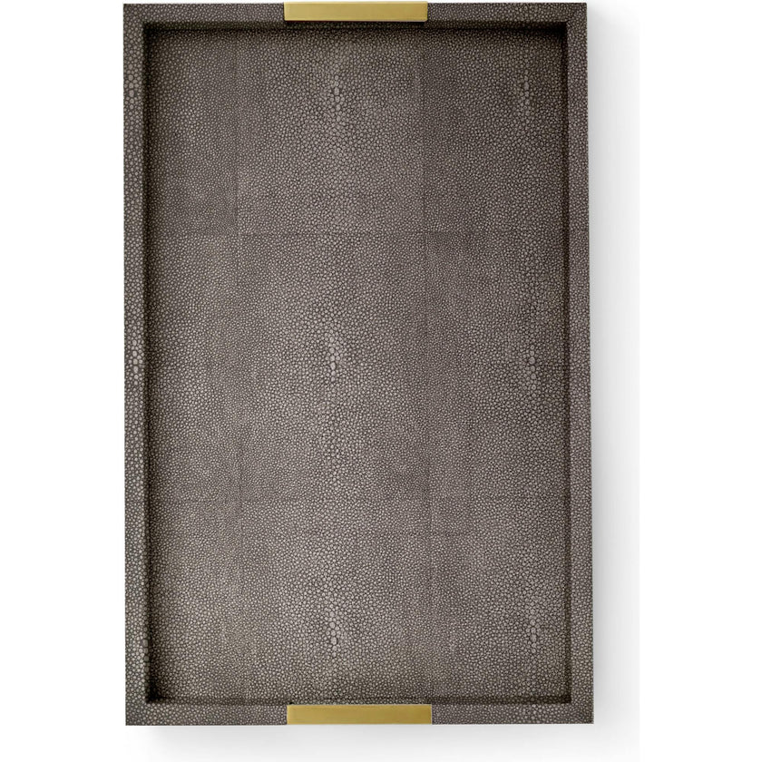 Modern Shagreen Desk Tray