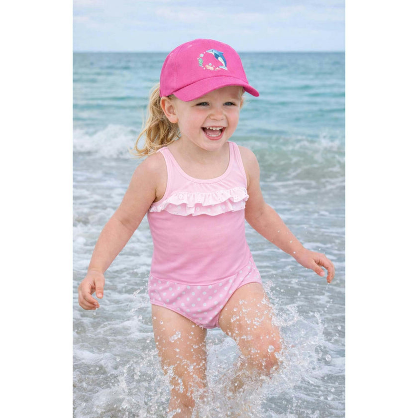 Dolphin Daydream Bow Baseball Hat