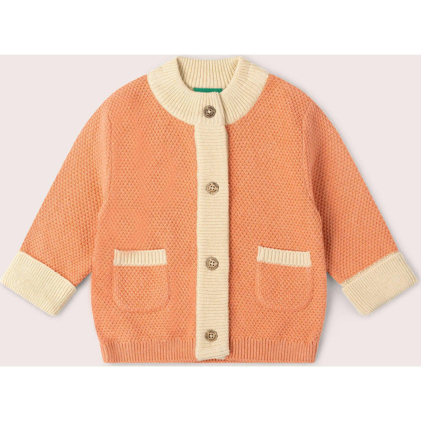 Coral Snuggly Knitted Cardigan, Pink