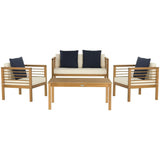 Alda Eucalyptus 4-Piece Outdoor Set