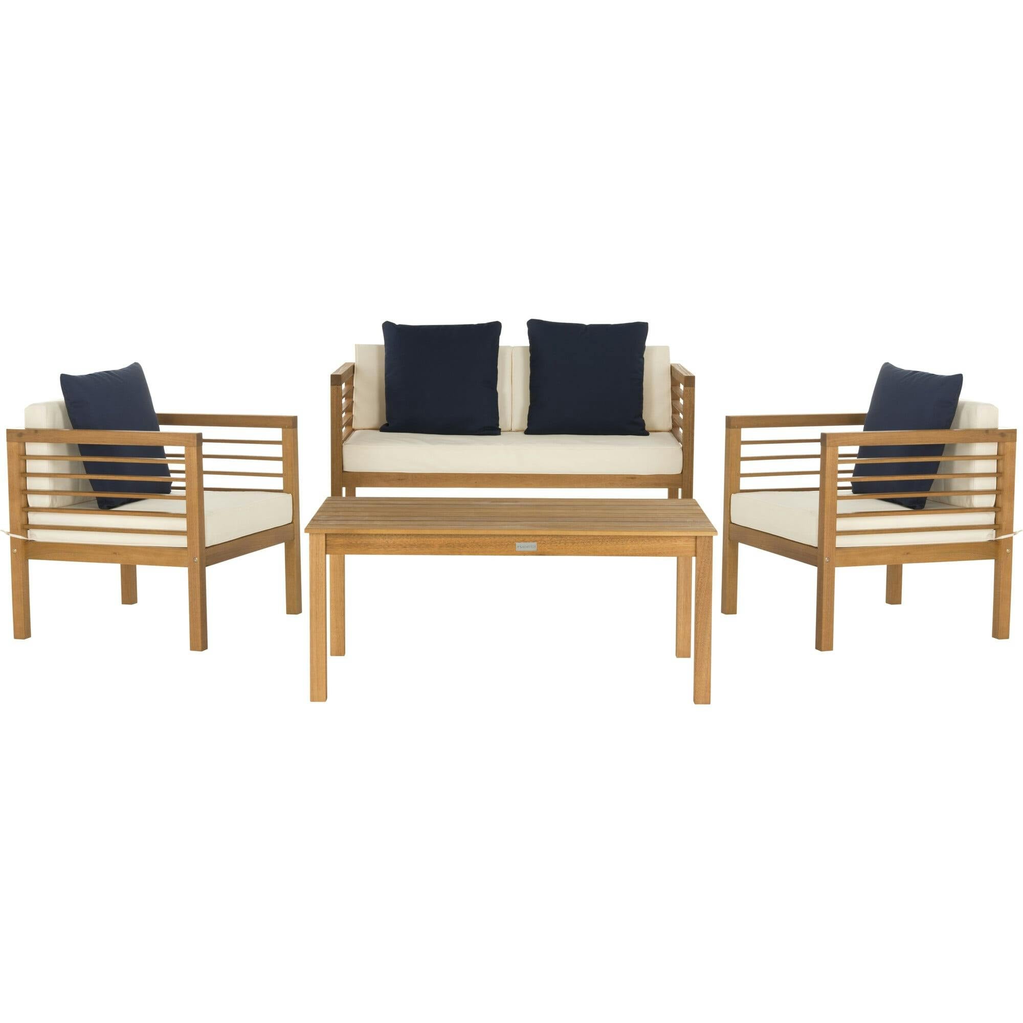 Alda Eucalyptus 4-Piece Outdoor Set