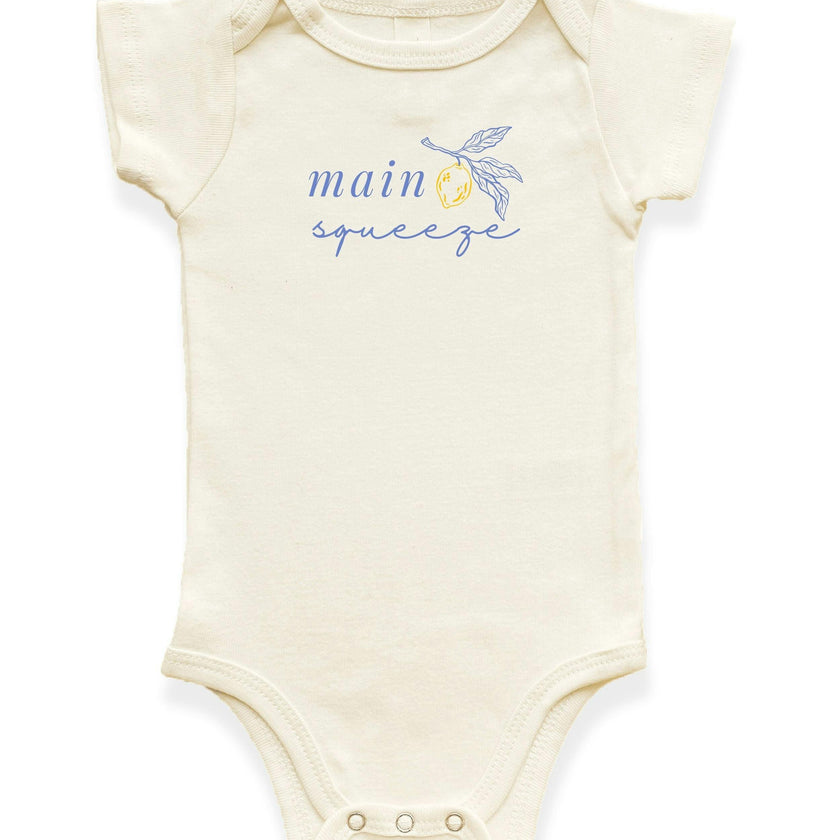 Main Squeeze Organic Cotton Baby Bodysuit