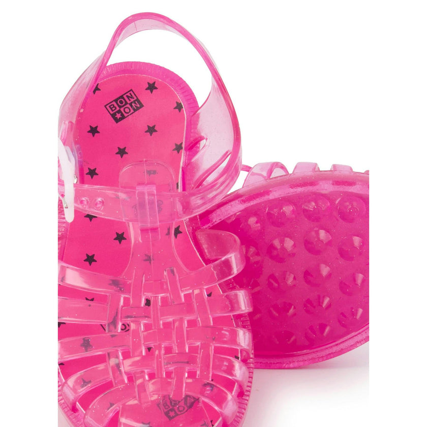 BONTON Meduses Jelly Sandals - Rose Fiesta